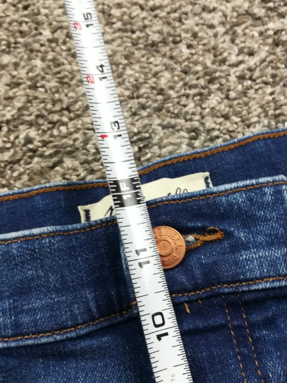 NWT 2024 Madewell Jeans Emmett Wide Leg Patch Pocket Blue Womens 29 NR479 $138 - Picture 12 of 13